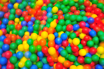 Image showing colorful balls background