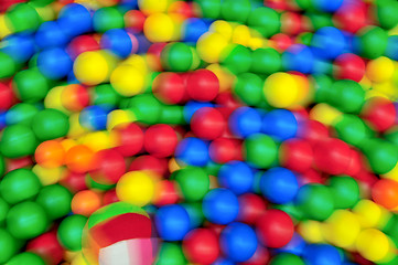 Image showing colorful balls background