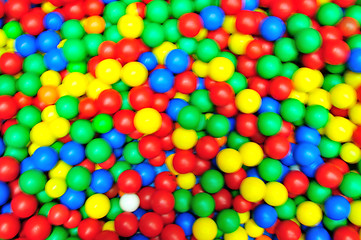 Image showing colorful balls background