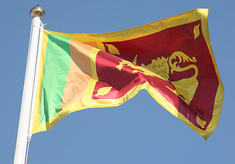 Image showing Sri Lanka's flag