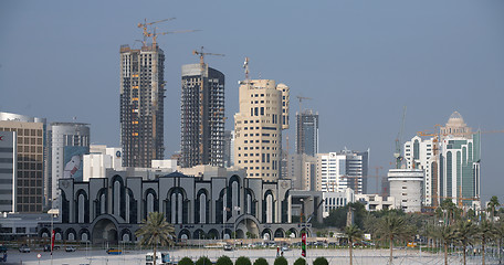 Image showing Doha skyscrapers