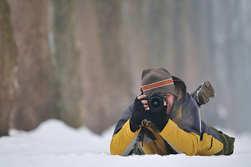 Image showing photographer