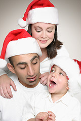 Image showing Family enjoying Christmas