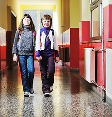 Image showing happy children group in school