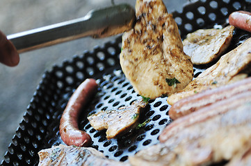 Image showing grill meat