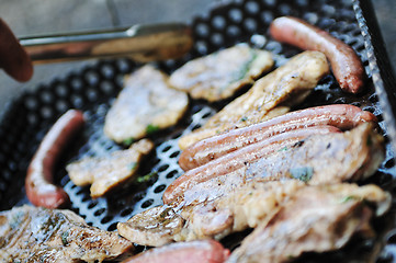 Image showing grill meat