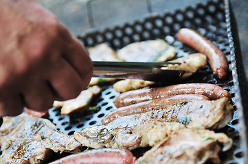 Image showing grill meat