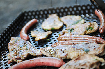 Image showing grill meat