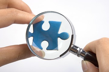 Image showing Magnifying Jigsaw Puzzle