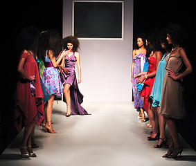 Image showing fashion show