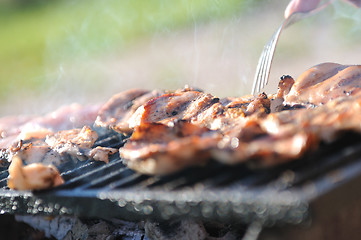 Image showing grill meat