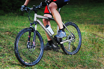 Image showing  mount bike man outdoor