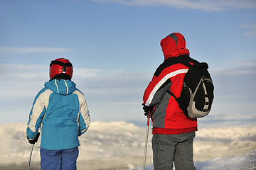 Image showing winter ski