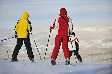 Image showing winter ski
