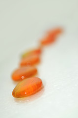 Image showing isolated wet zen stones with splashing  water drops  