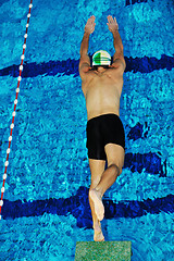 Image showing swimming start 