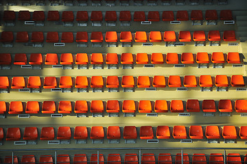 Image showing sport arena seats