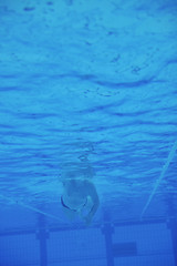 Image showing swimming pool underwater