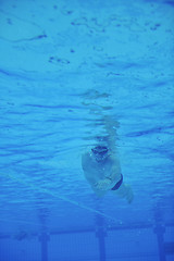 Image showing swimming pool underwater