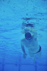 Image showing swimming pool underwater