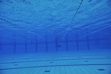 Image showing swimming pool underwater