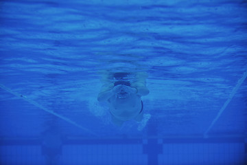 Image showing swimming pool underwater