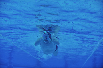 Image showing swimming pool underwater