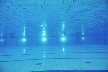 Image showing swimming pool underwater