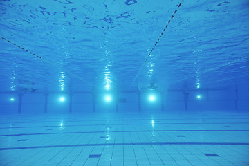 Image showing swimming pool underwater