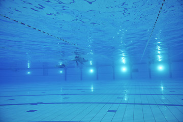 Image showing swimming pool underwater