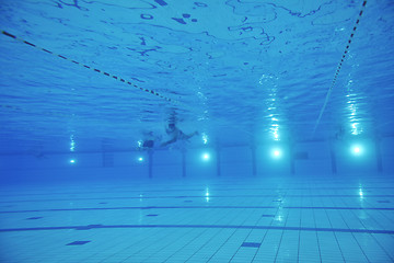 Image showing swimming pool underwater