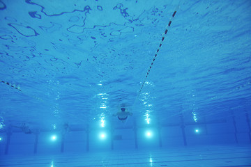 Image showing swimming pool underwater