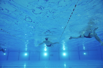 Image showing swimming pool underwater