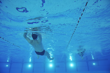 Image showing swimming pool underwater