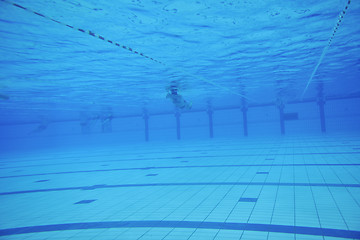 Image showing swimming pool underwater