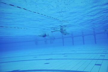 Image showing swimming pool underwater