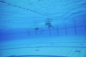 Image showing swimming pool underwater