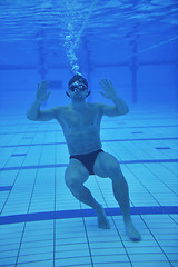 Image showing swimming pool underwater 