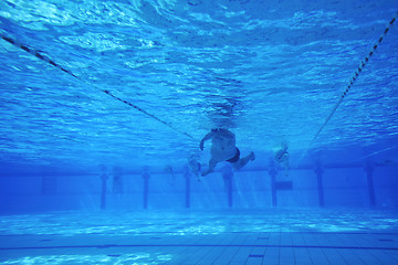 Image showing swimming pool underwater 