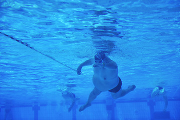 Image showing swimming pool underwater 