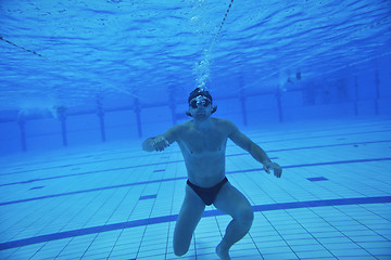 Image showing swimming pool underwater 