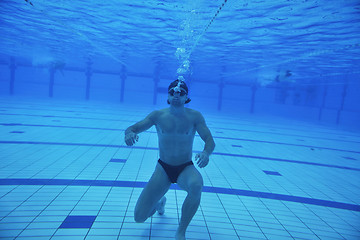 Image showing swimming pool underwater 