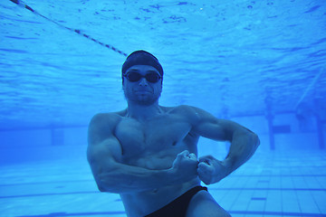 Image showing swimming pool underwater 