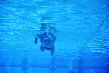 Image showing swimming pool underwater 