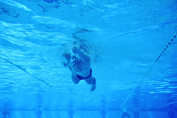 Image showing swimming pool underwater 