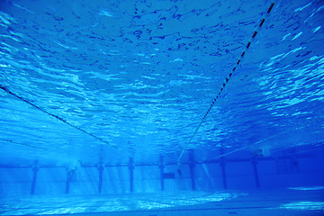 Image showing swimming pool underwater 