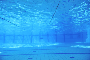 Image showing swimming pool underwater 