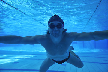 Image showing swimming pool underwater 