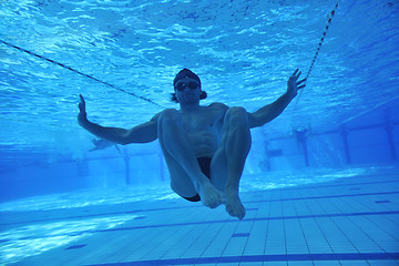 Image showing swimming pool underwater 