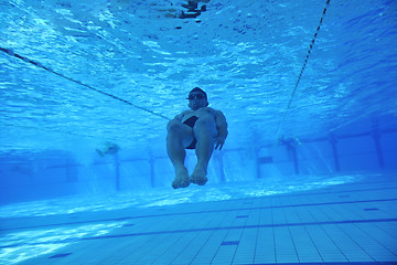 Image showing swimming pool underwater 